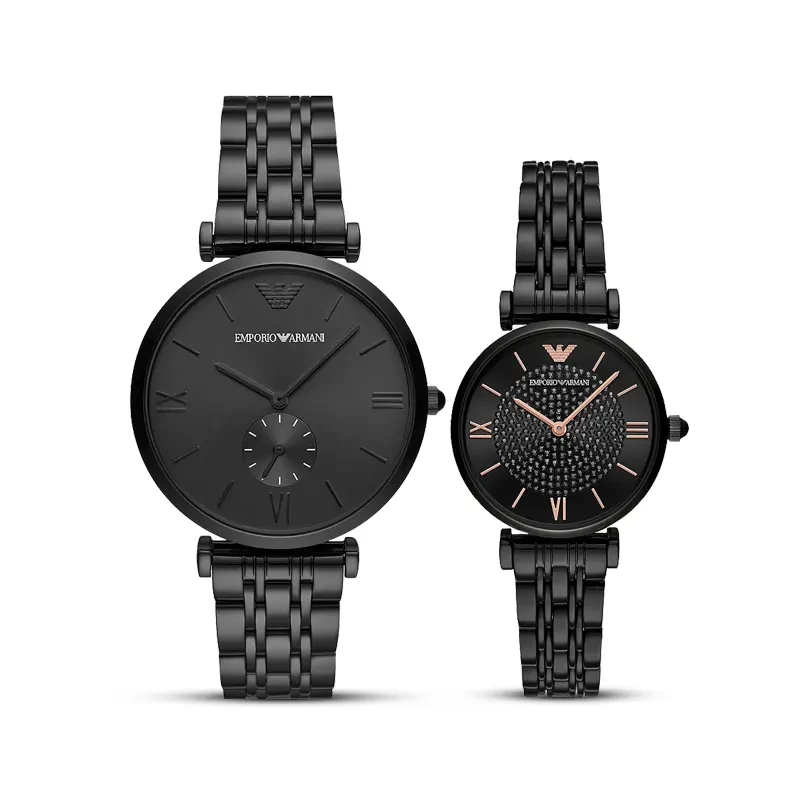 Emporio Armani Black Couple Watch | AR11299/AR11245